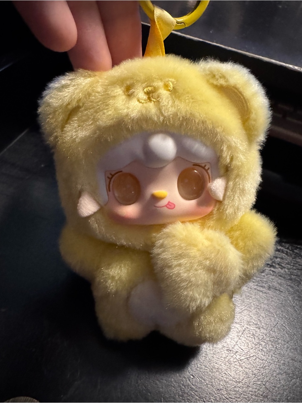 Yooki Take a Bite of Bear Plush Charm - Cheese Bear (Yalli Studio)